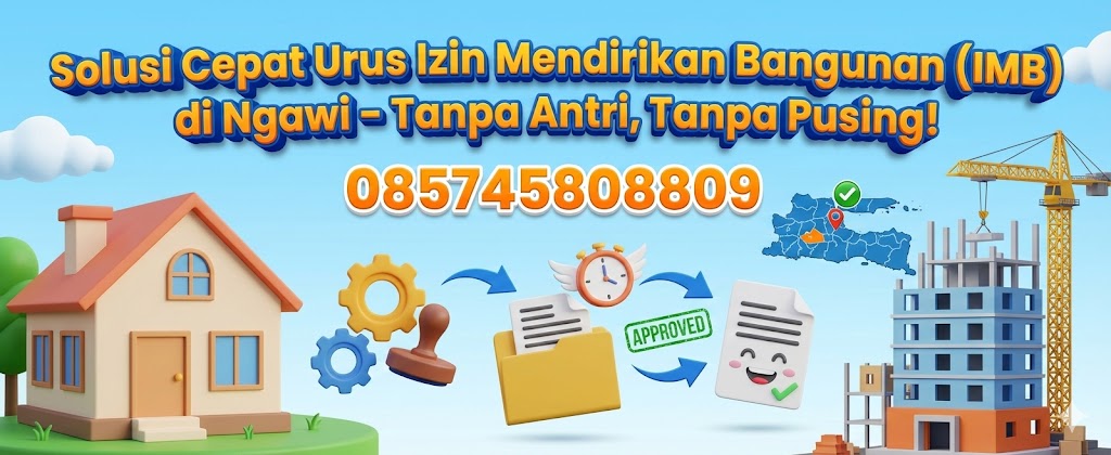 Solusi Cepat Urus Izin Mendirikan Bangunan (IMB) di Ngawi – Tanpa Antri, Tanpa Pusing! 085745808809
