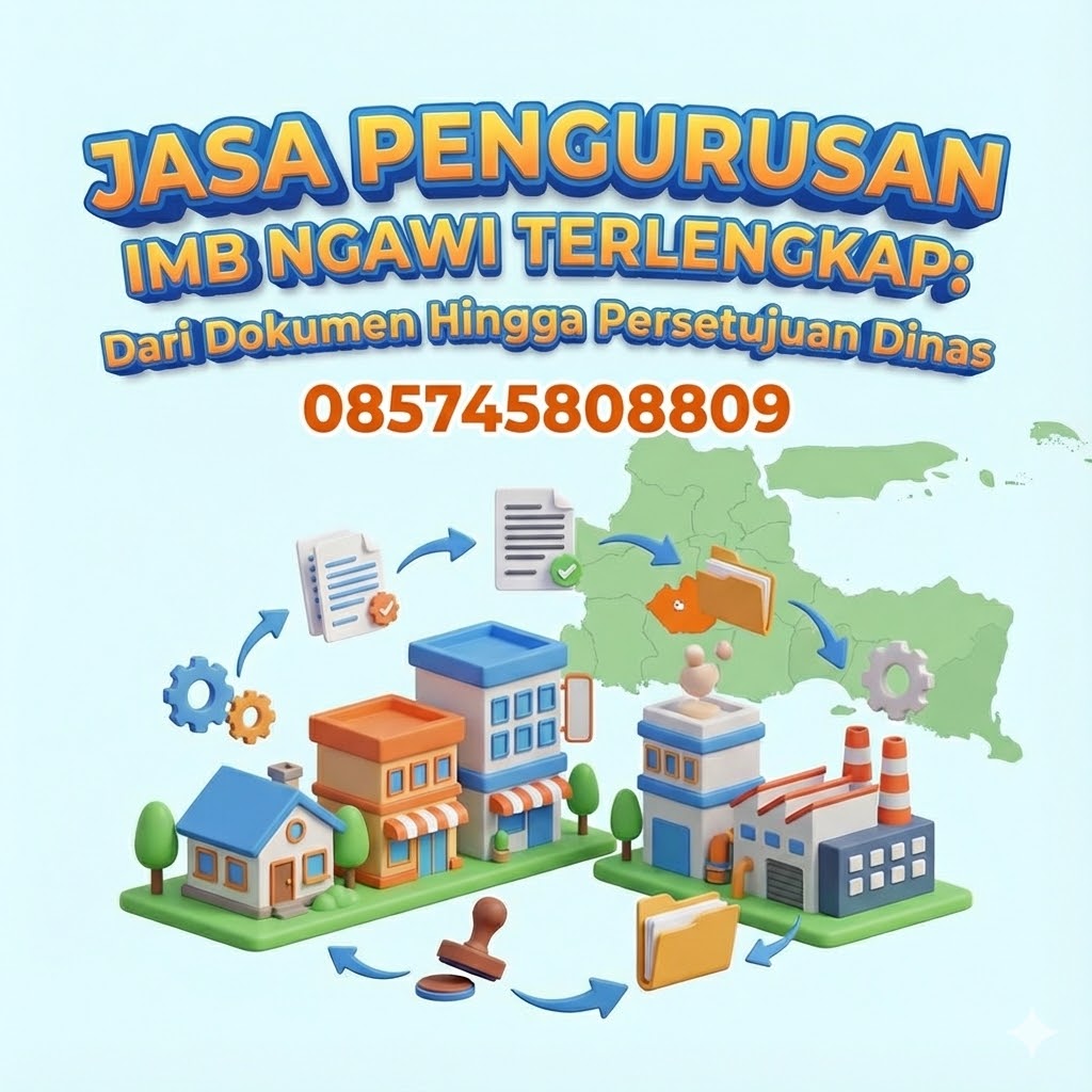 Jasa Pengurusan IMB Ngawi Terlengkap: Dari Dokumen Hingga Persetujuan Dinas 085745808809