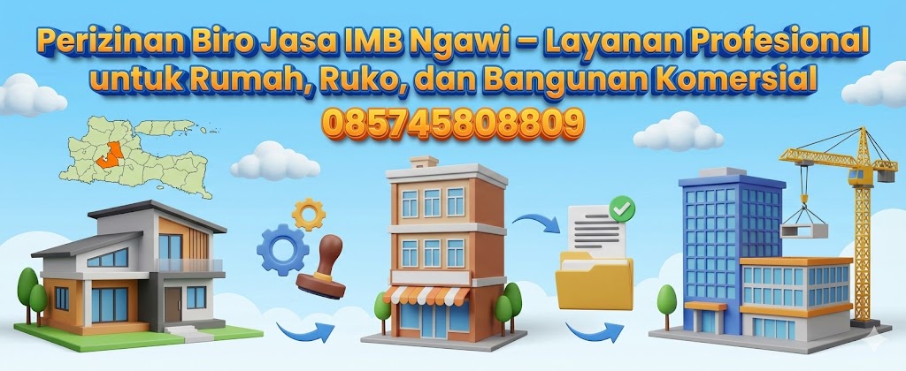Biro Jasa IMB Ngawi – Layanan Profesional untuk Rumah, Ruko, dan Bangunan Komersial 085745808809